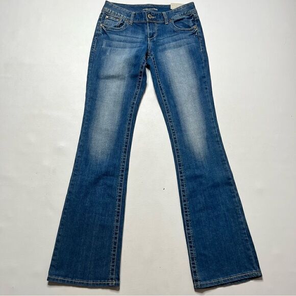 Maurice’s | NWT Mid Rise Bootcut Jeans 3/4 Long - Picture 1 of 7